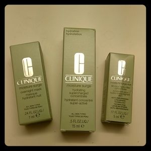 Clinique moisture surge sample set - new with box